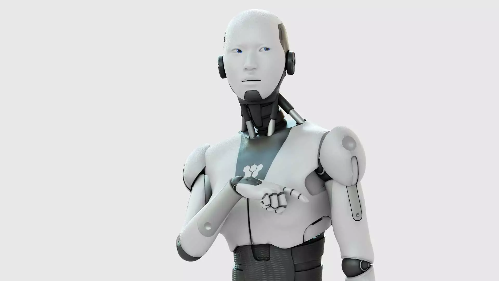 HUMANOID M-3200 RIGGED 3D model_0
