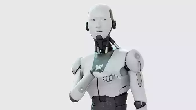 HUMANOID M-3200 RIGGED 3D model