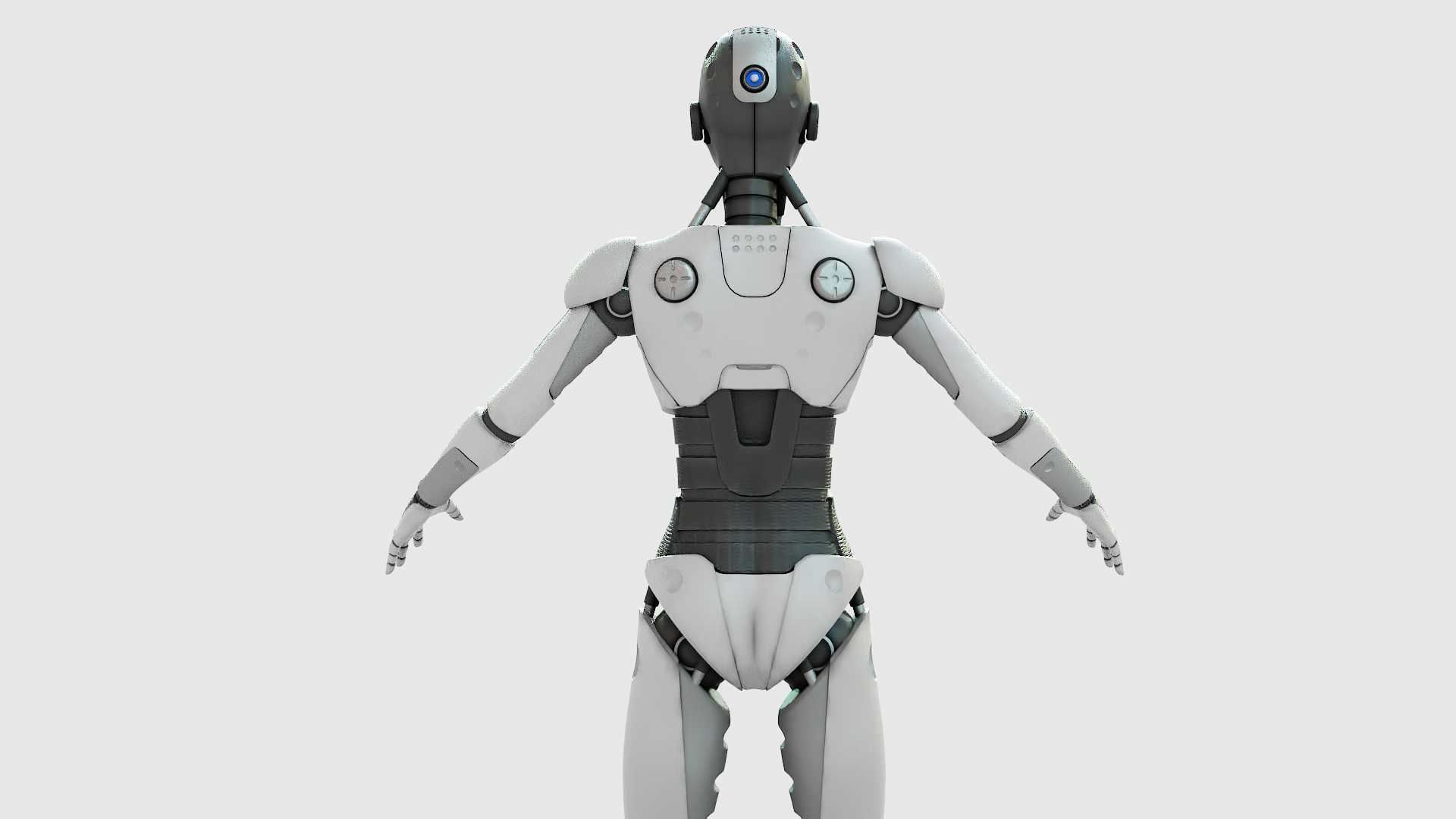 HUMANOID M-3200 RIGGED 3D model_28