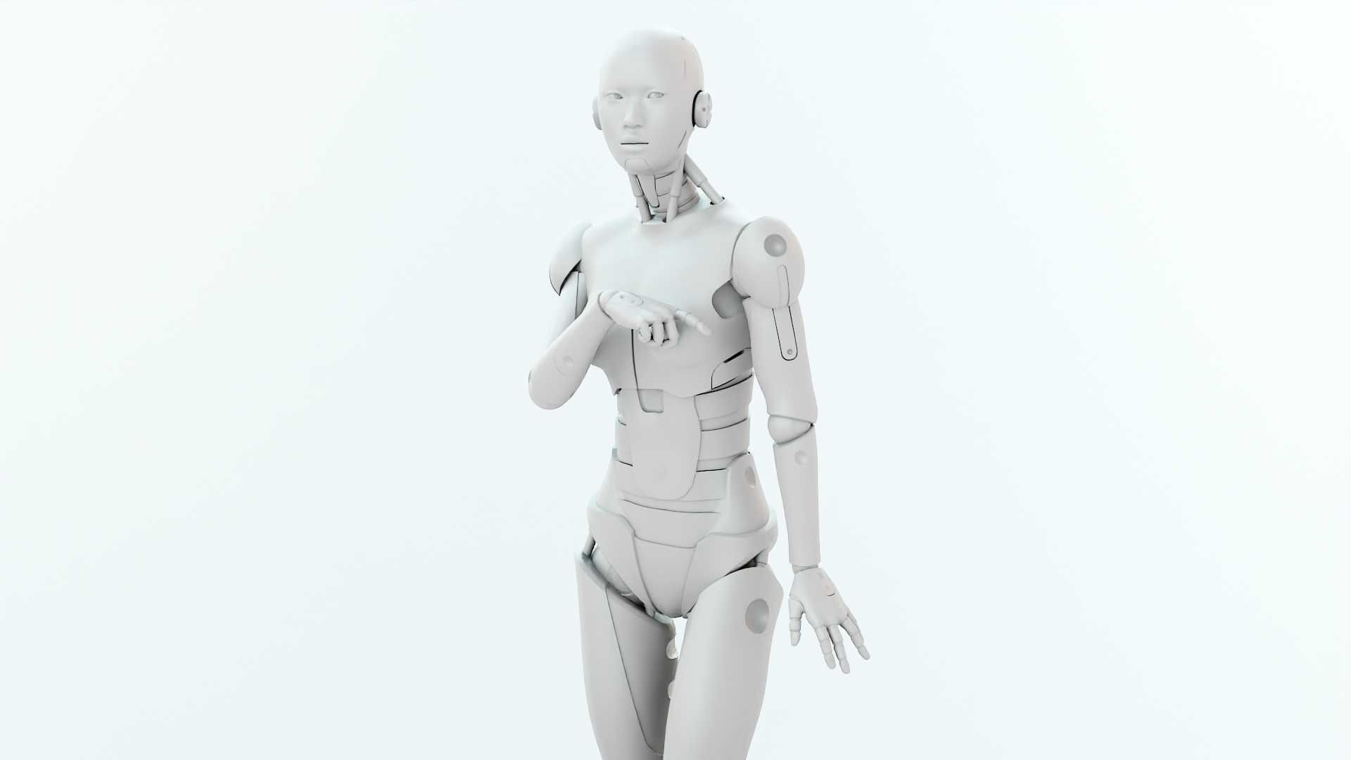 HUMANOID M-3200 RIGGED 3D model_29