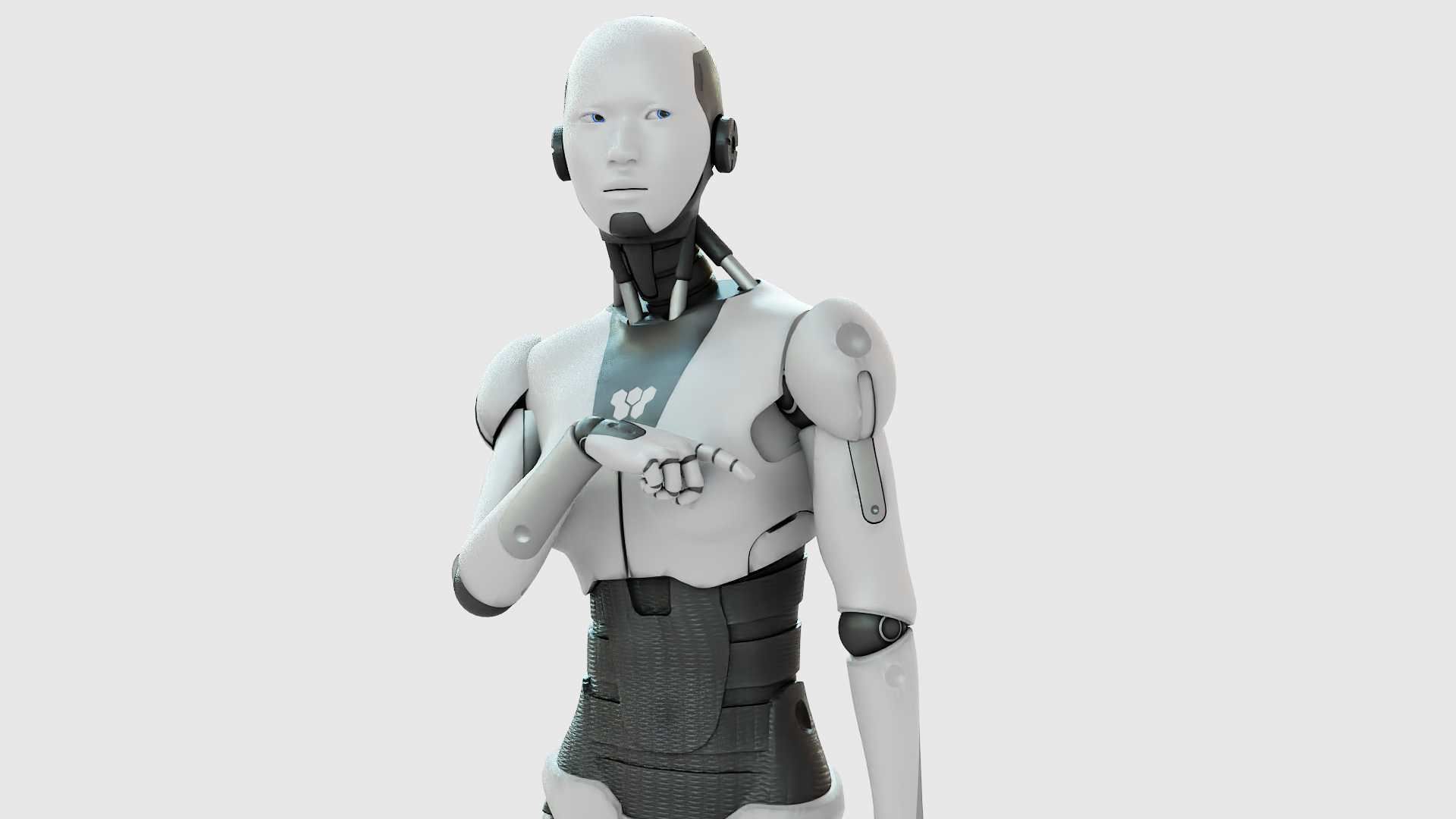 HUMANOID M-3200 RIGGED 3D model_26