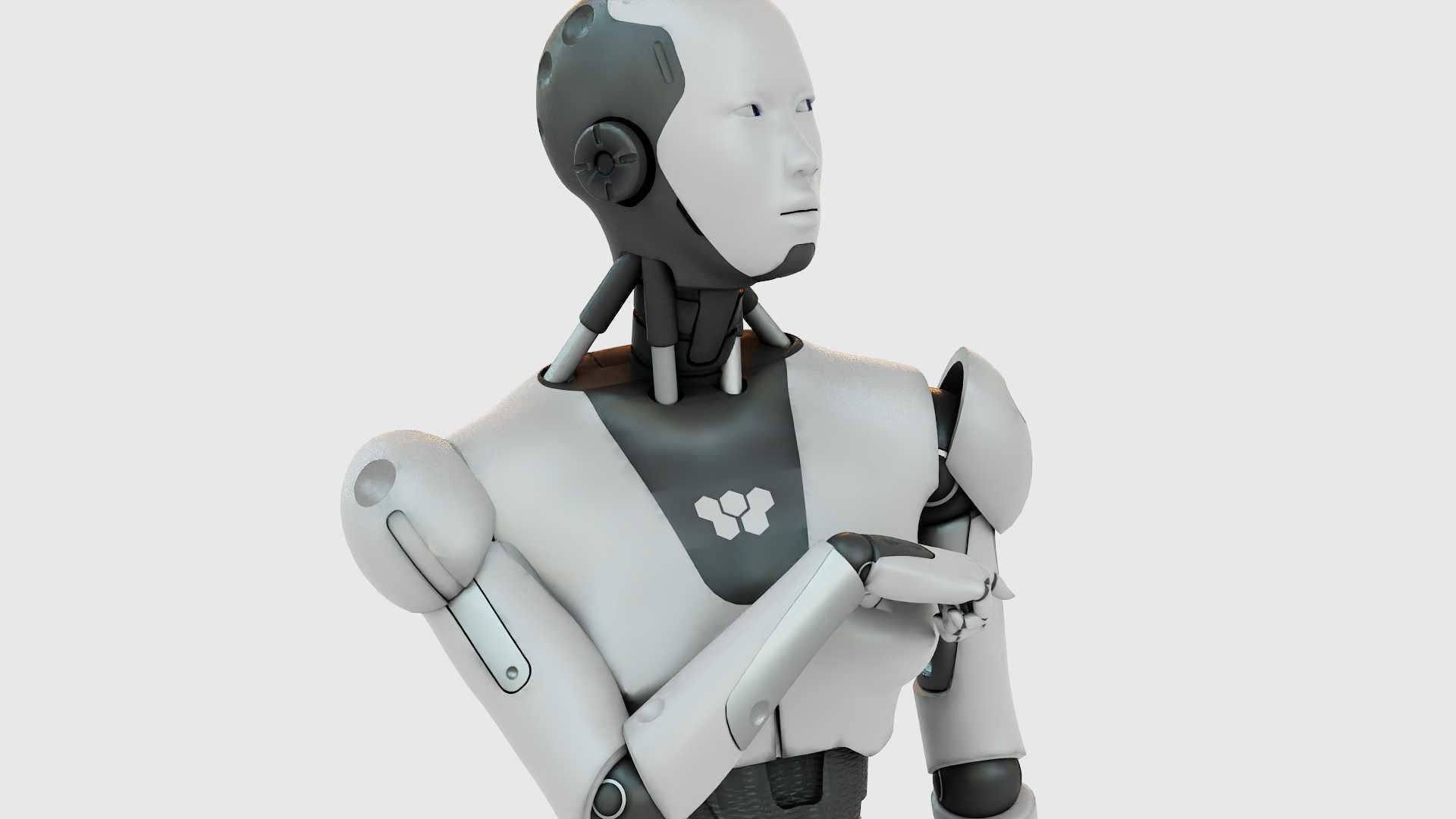 HUMANOID M-3200 RIGGED 3D model_23