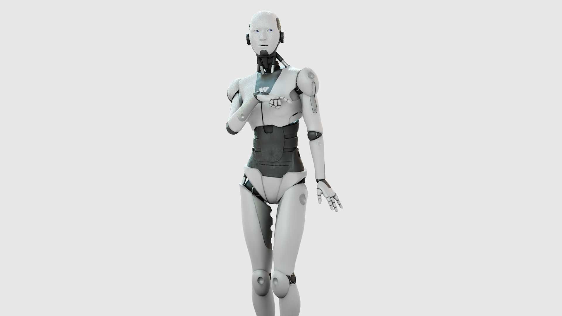 HUMANOID M-3200 RIGGED 3D model_12