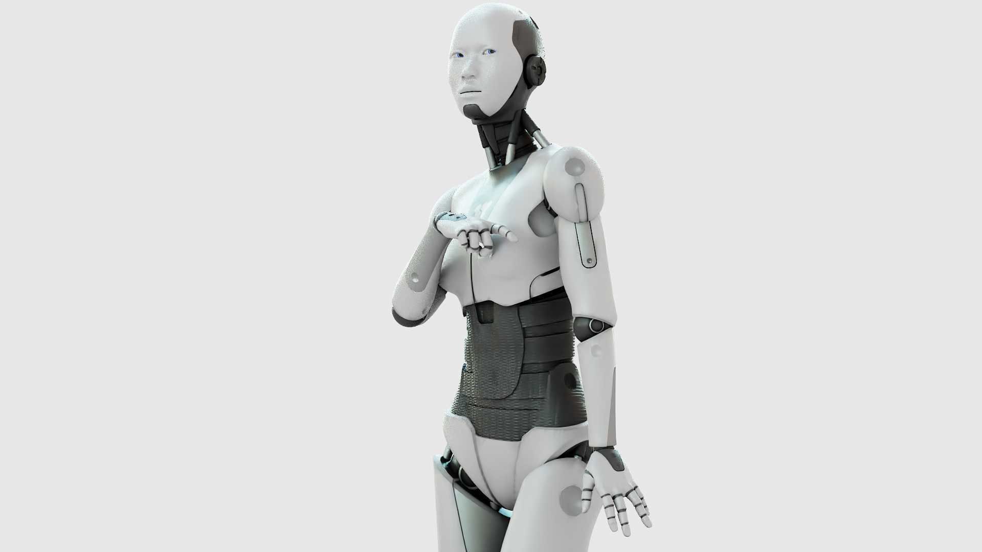 HUMANOID M-3200 RIGGED 3D model_14