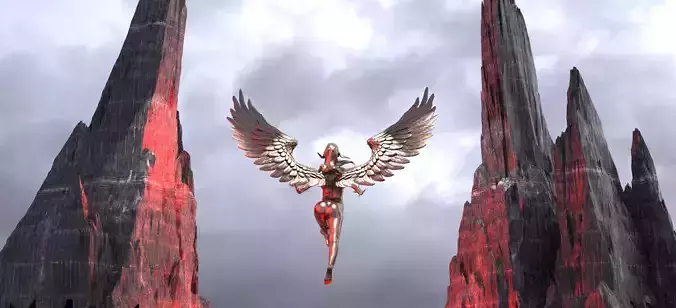 Angel mountain Sculpture