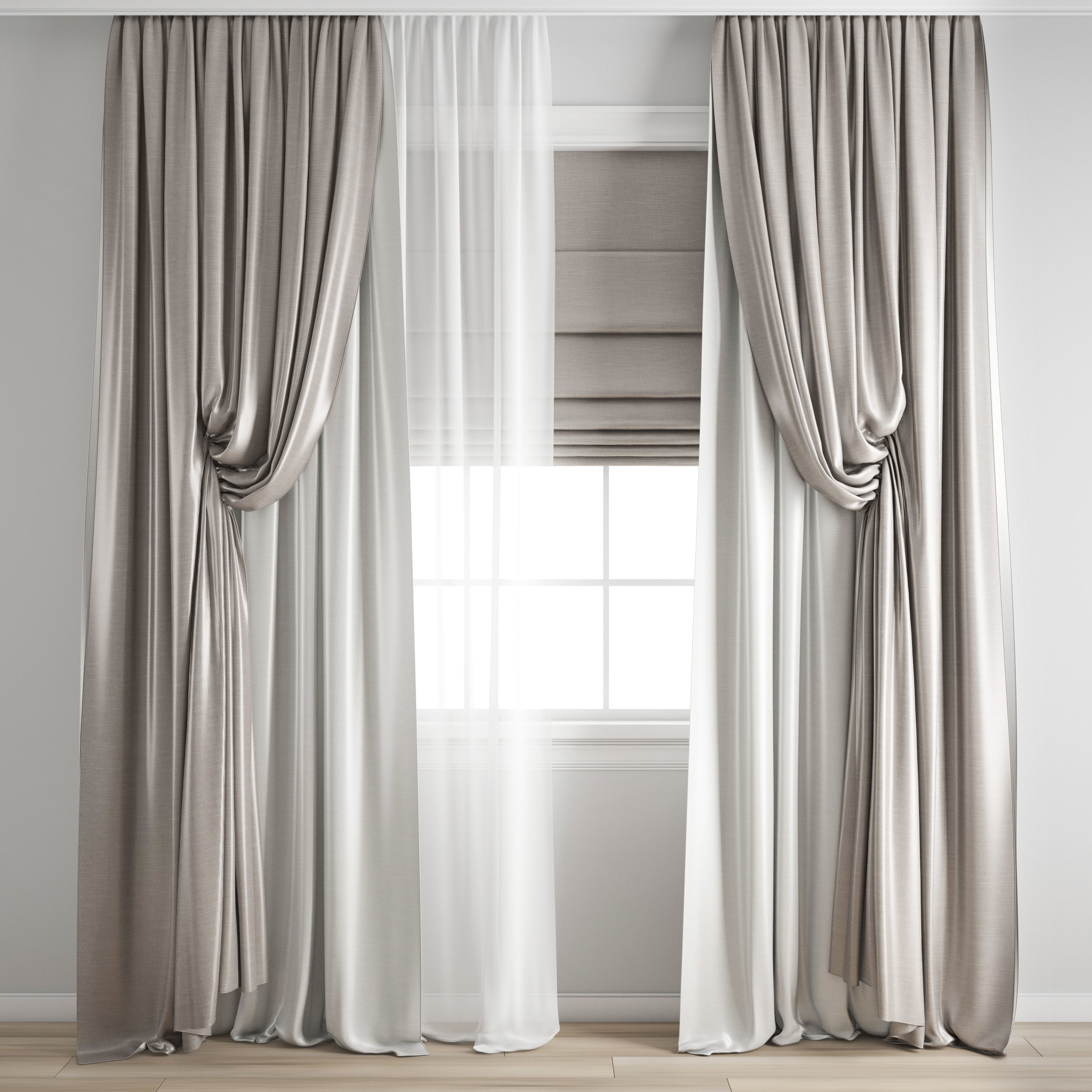 curtain 425 3D model_4