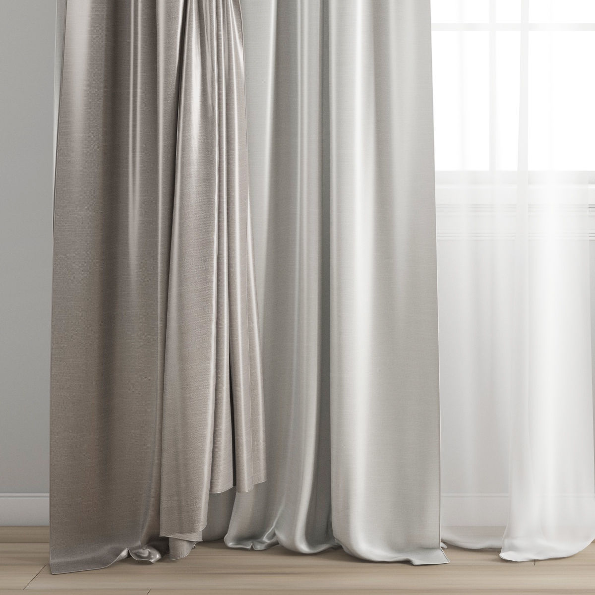 curtain 425 3D model_1