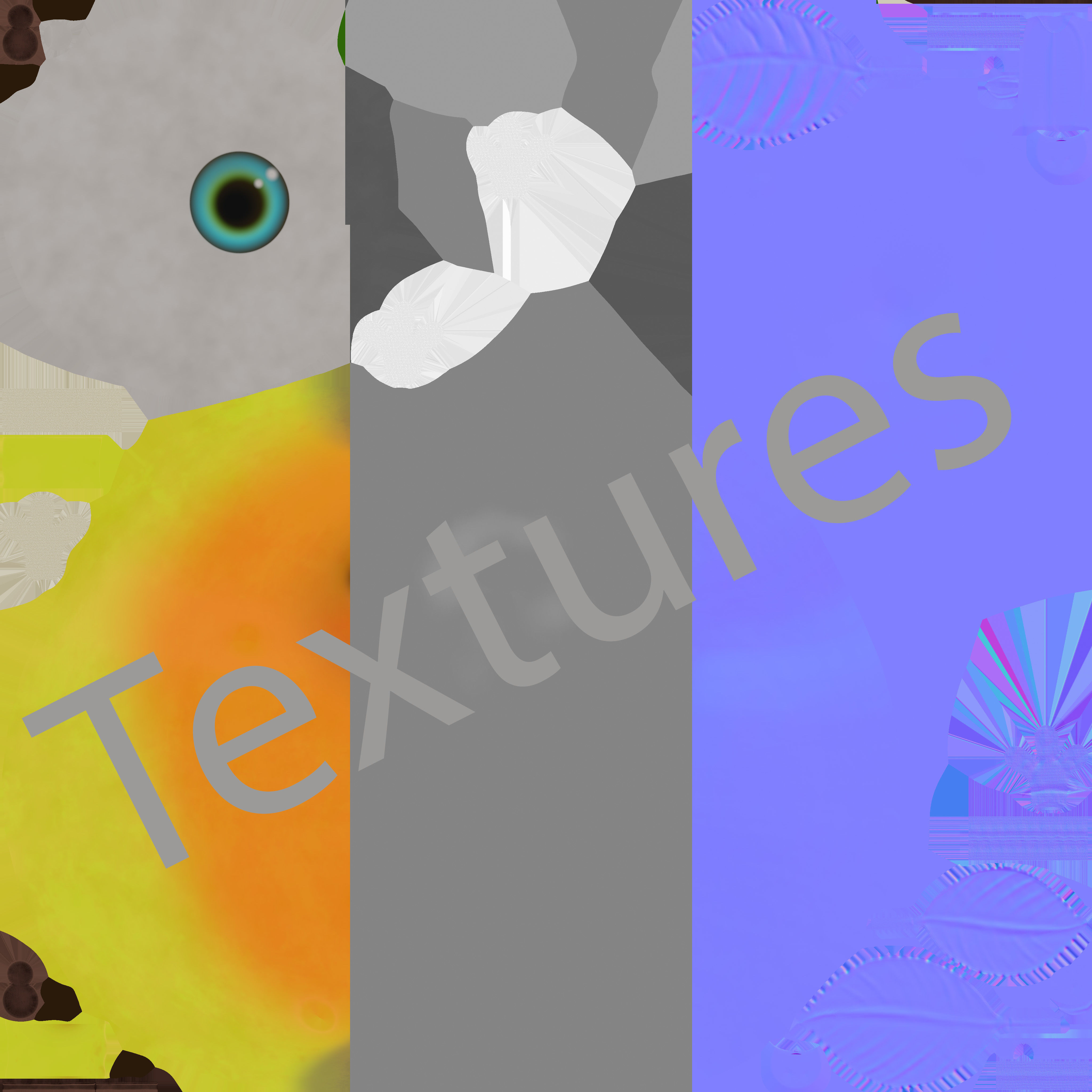 Pear cartoon Low-poly 3D model_11