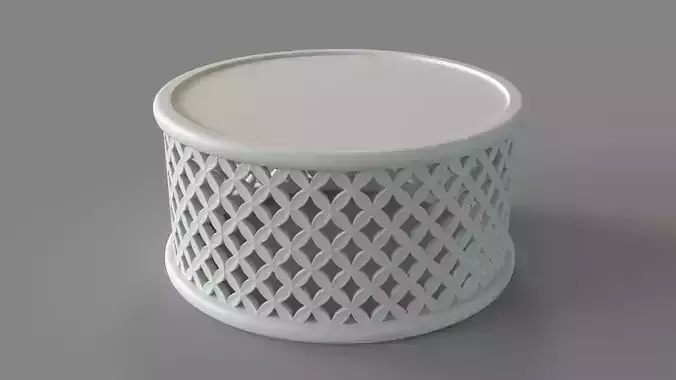 Bamileke Outdoor Coffee Table Fog