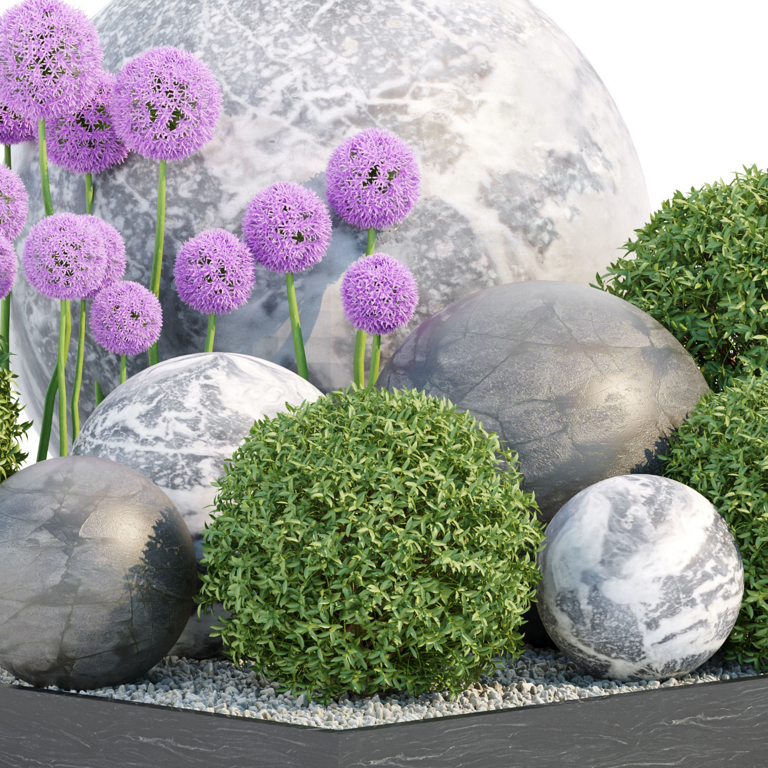 Garden Plants 3D Models collection _21