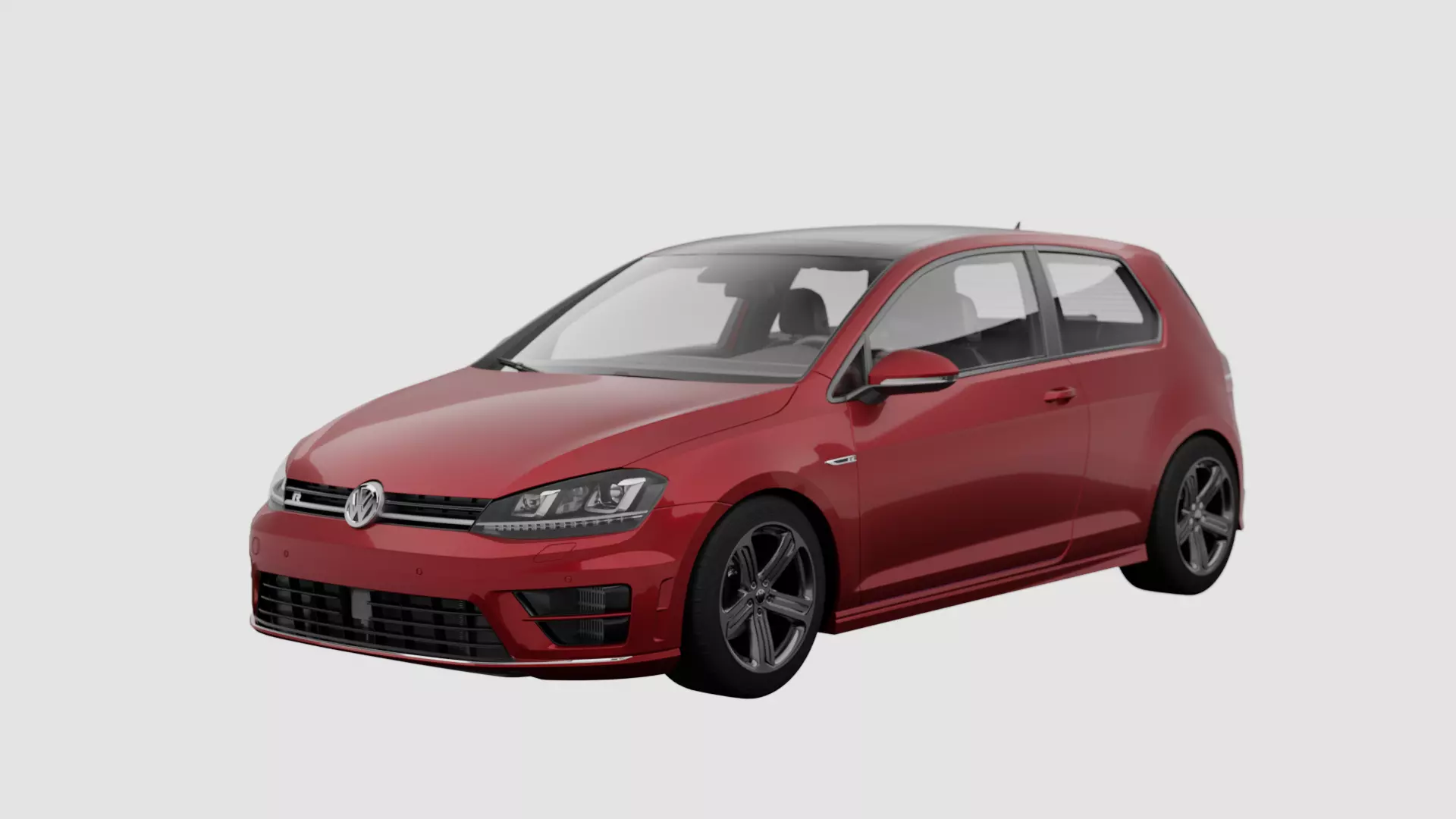 Wolkswagen Golf R 3D model