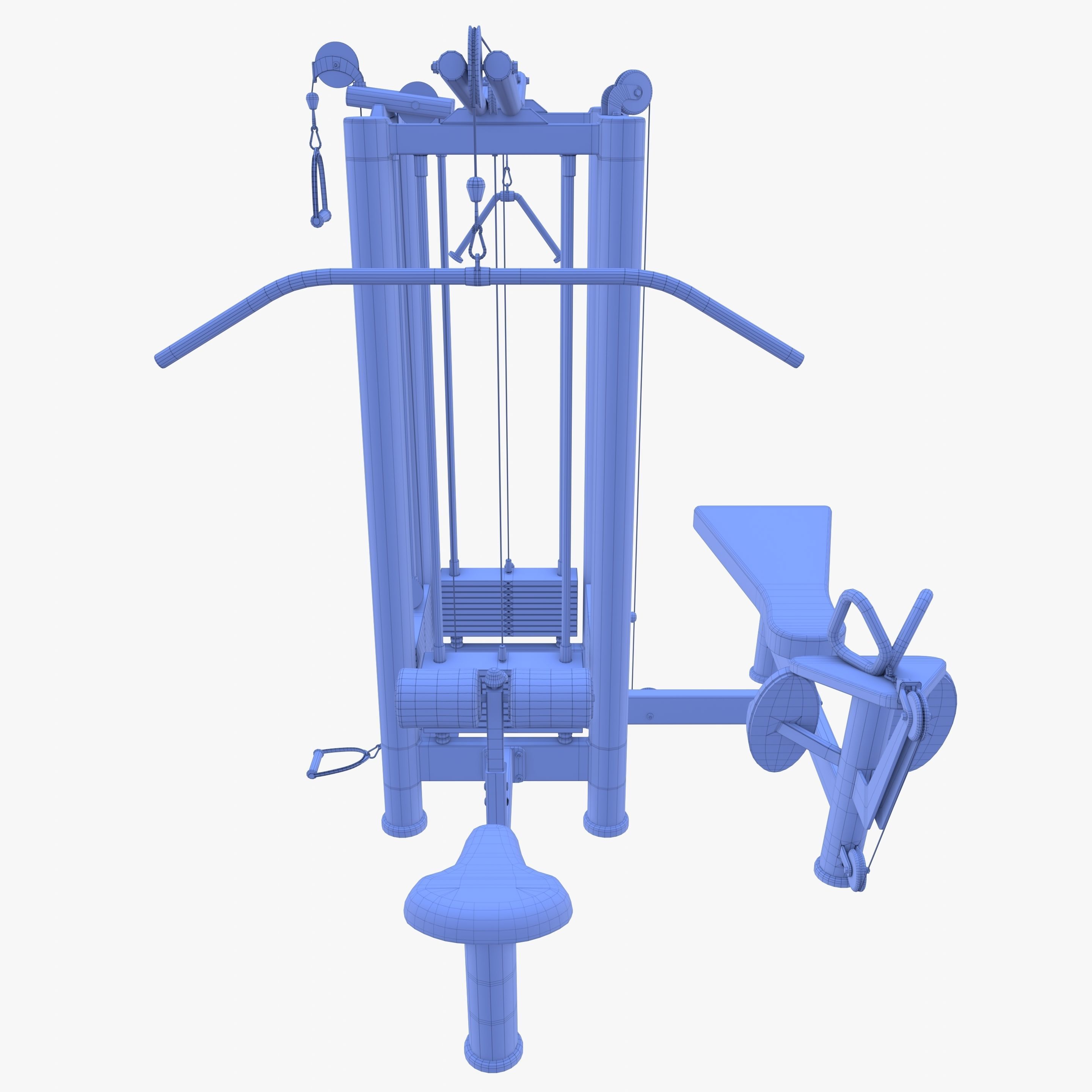 4 Multi station jungle machine v1 3D model_14