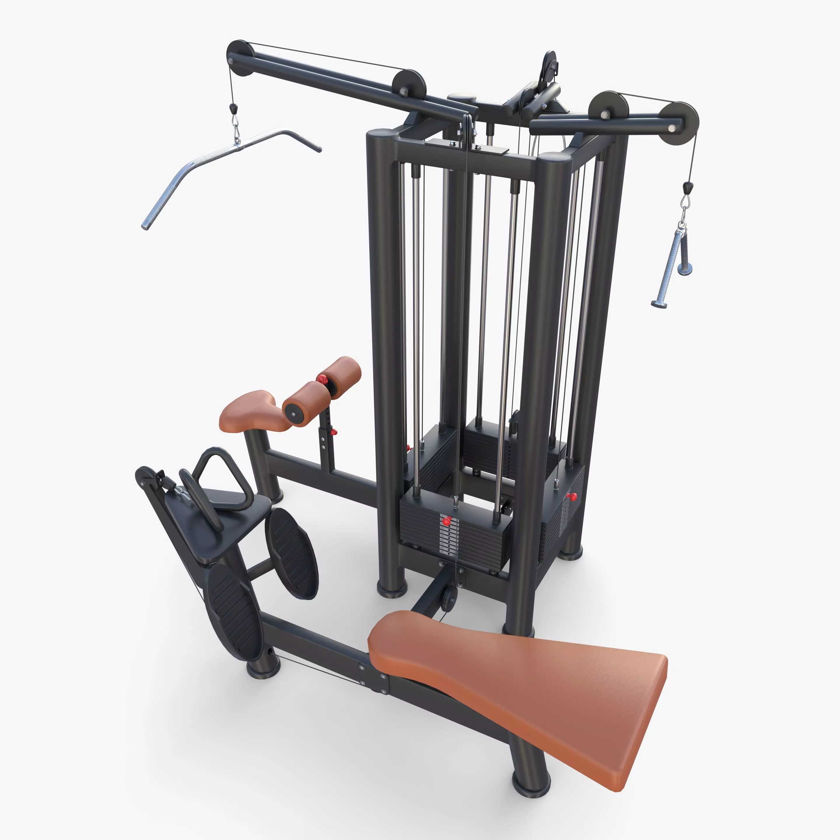 4 Multi station jungle machine v1 3D model_0