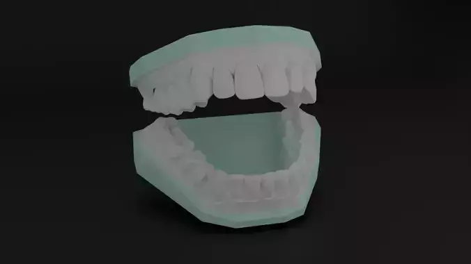 Human teeth  3D print model