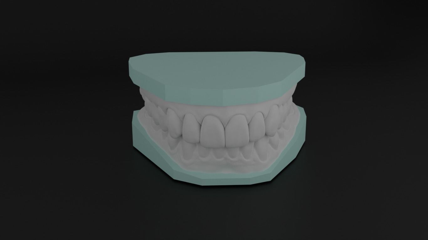 Human teeth 3D print model_1