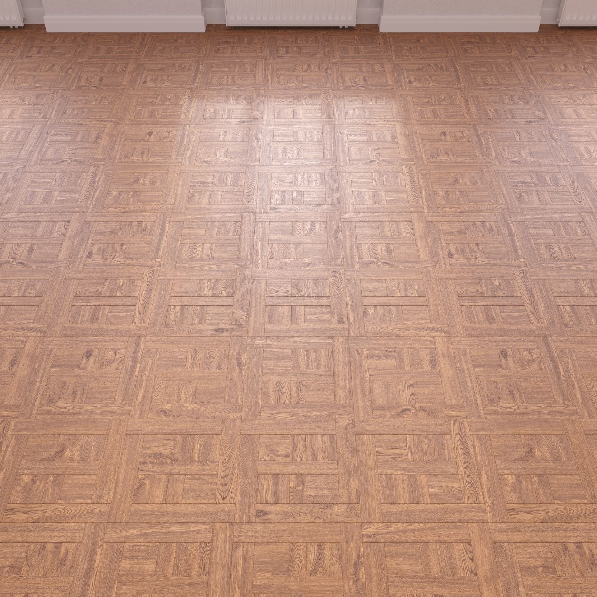 Parquet - Laminate - Wooden floor 4 in 1 3D model_14