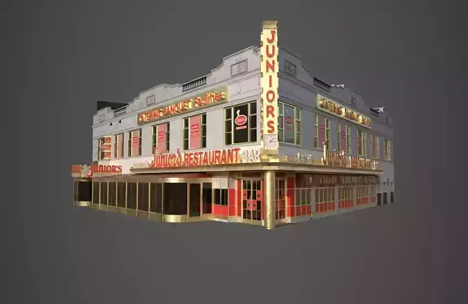 Juniors Restaurant 3D model