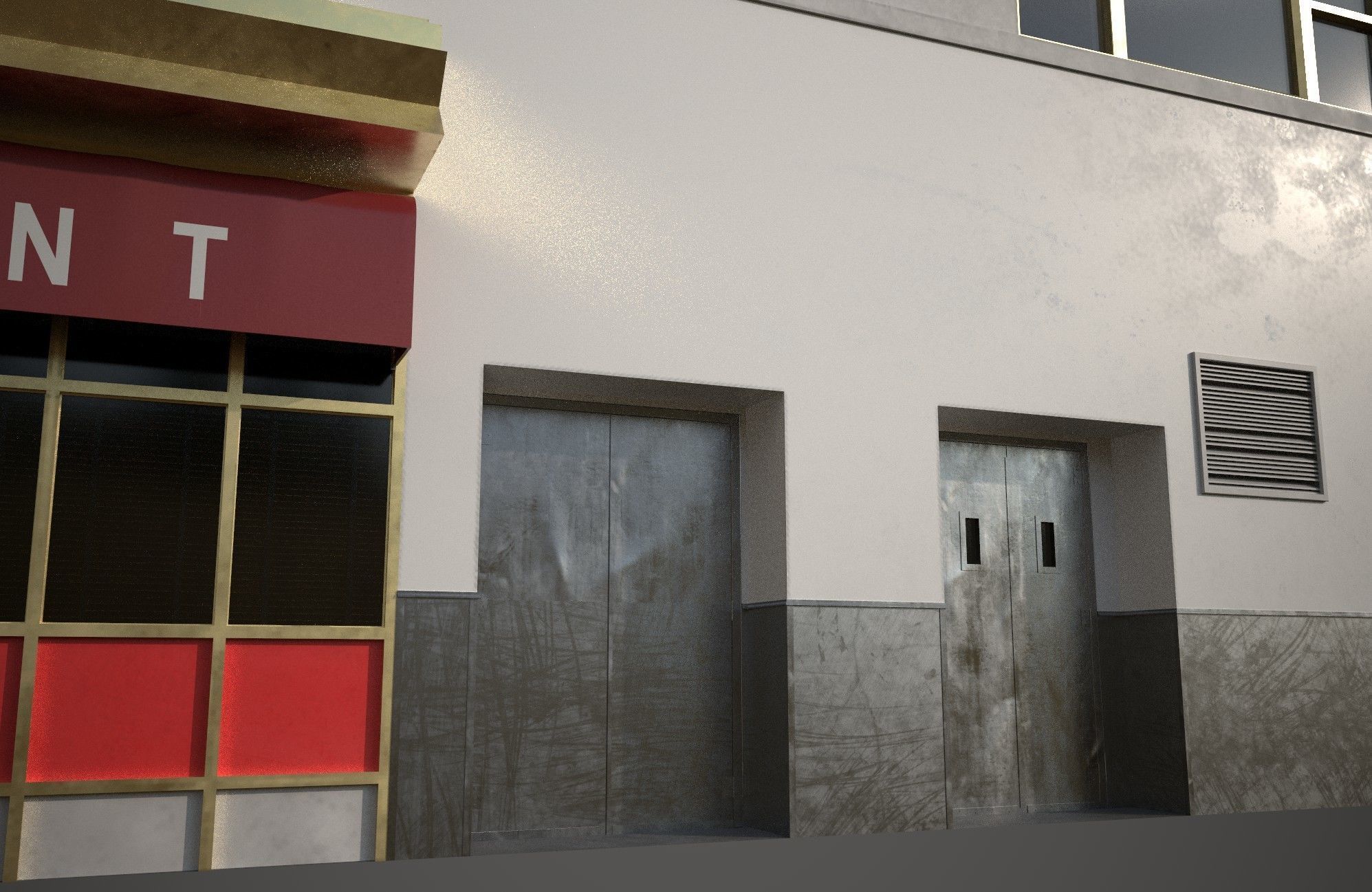 Juniors Restaurant 3D model_8