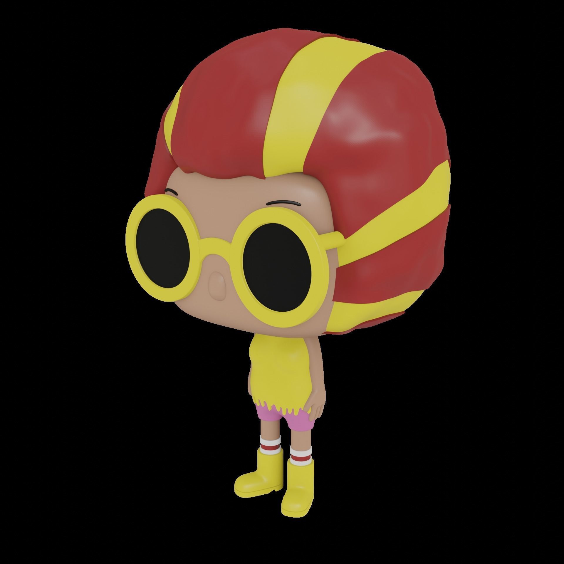 Bobs Burgers Funko POP Band Tina Ruth Belcher Figurine 3D print model_7