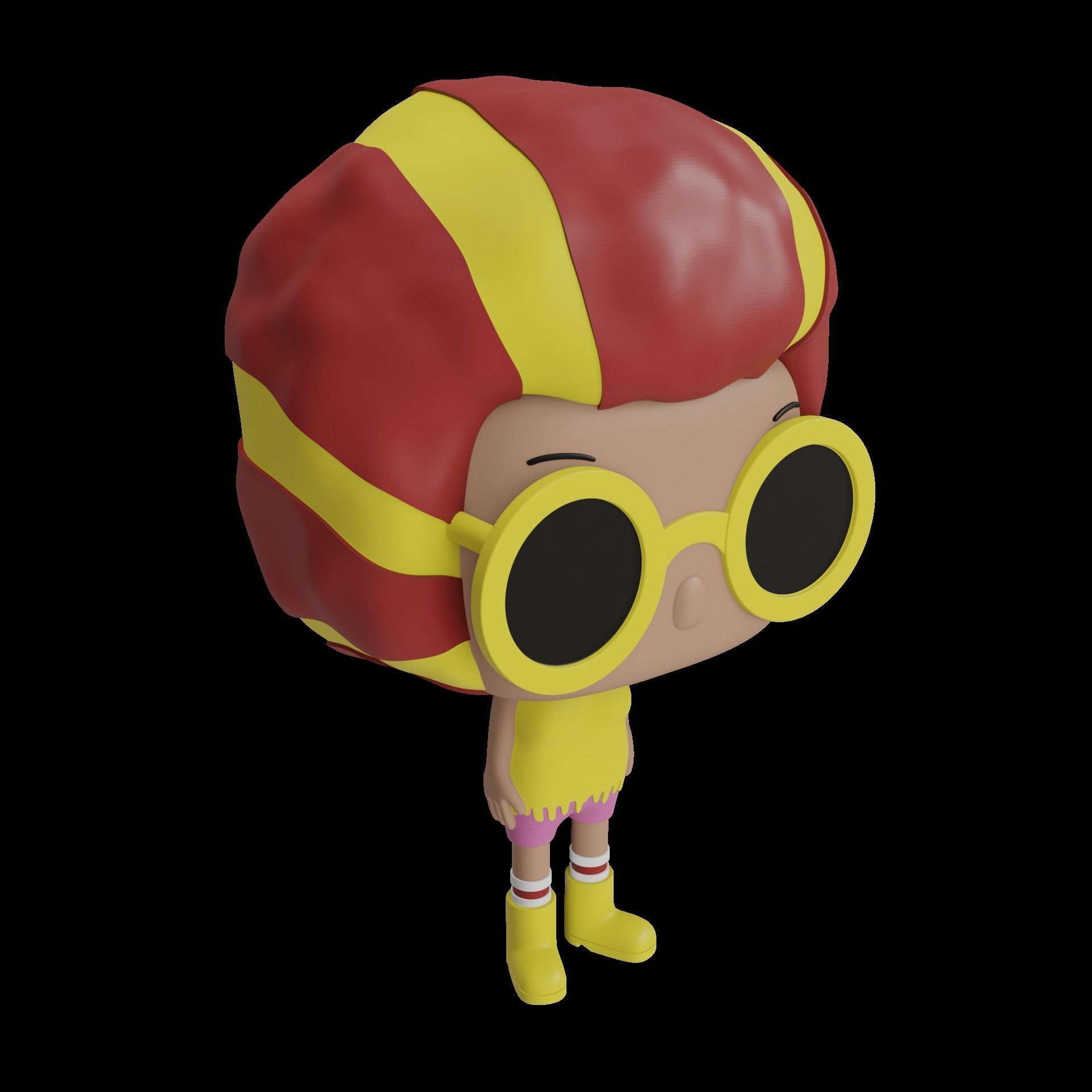 Bobs Burgers Funko POP Band Tina Ruth Belcher Figurine 3D print model_9