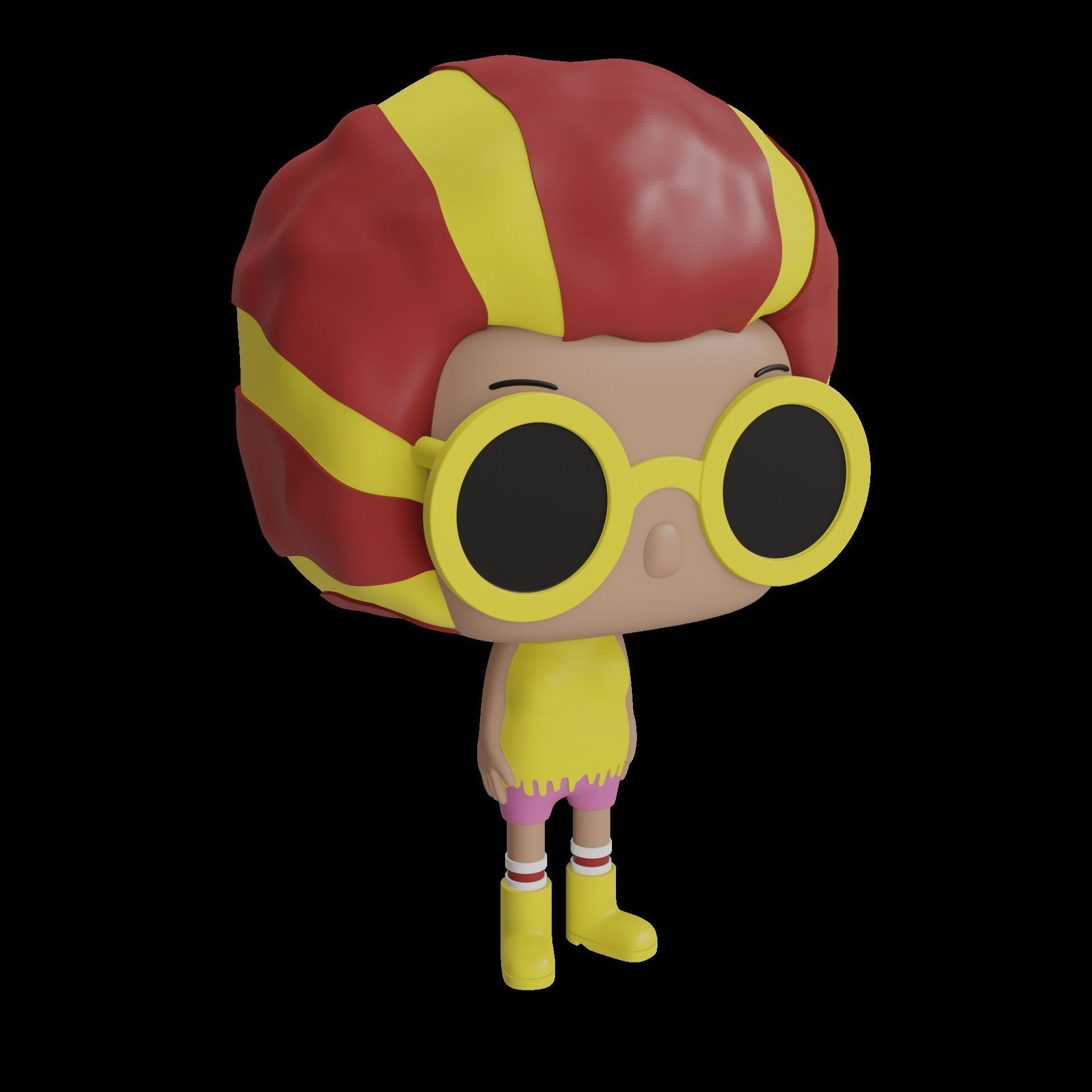 Bobs Burgers Funko POP Band Tina Ruth Belcher Figurine 3D print model_6