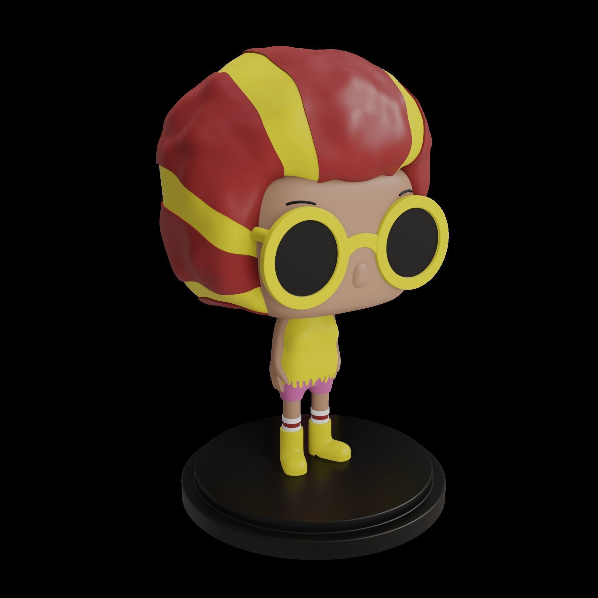 Bobs Burgers Funko POP Band Tina Ruth Belcher Figurine 3D print model_5