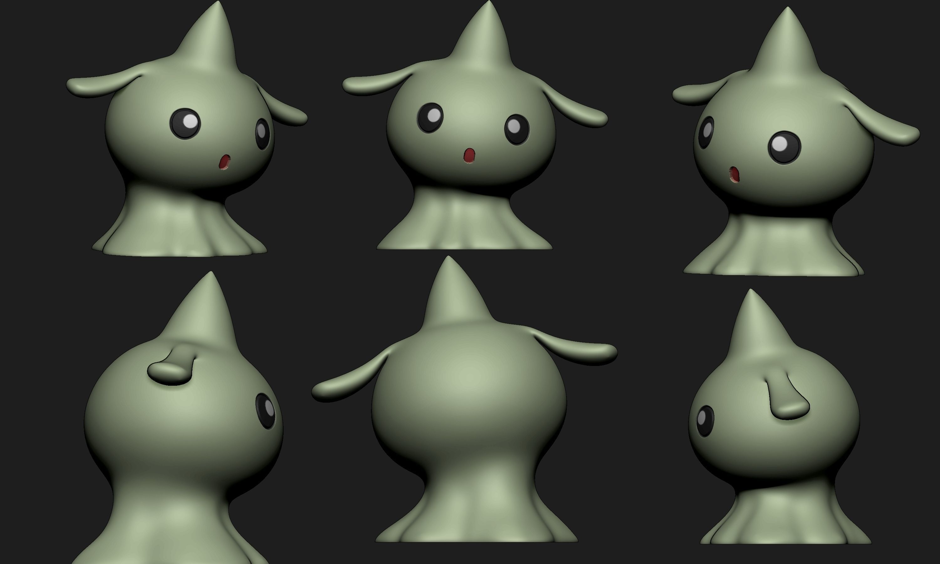 Digimon - Gummymon with 2 poses 3D print model_2