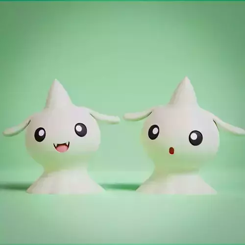 Digimon - Gummymon with 2 poses