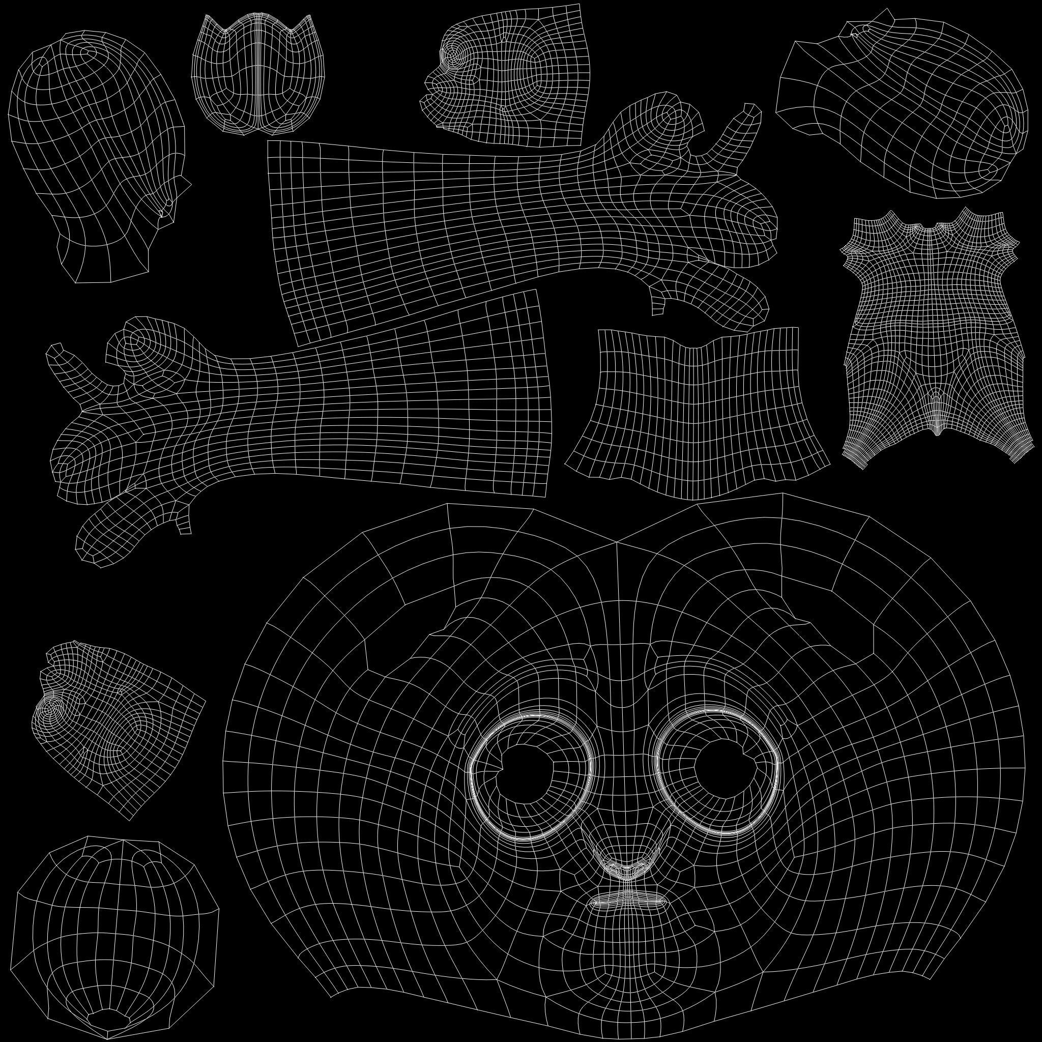 Stylized Deer NoRig Low-poly 3D model_27