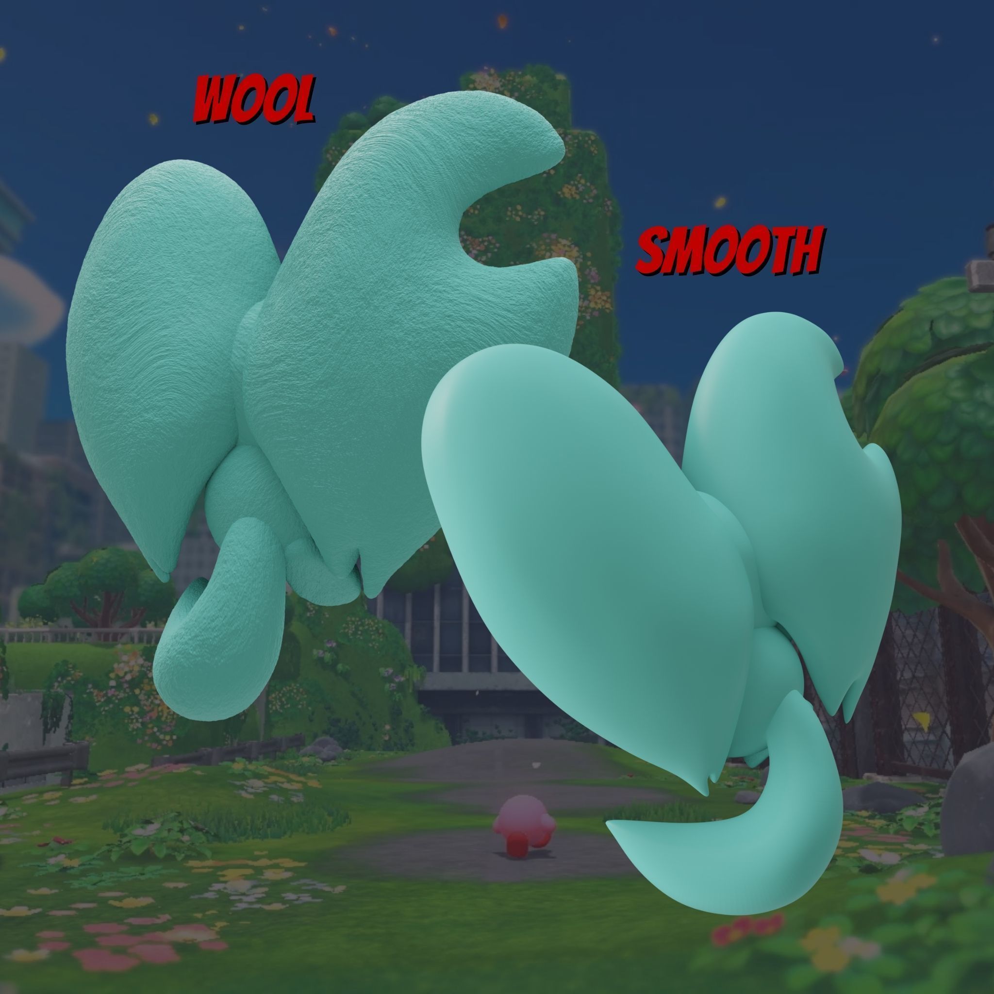 Kirby Elfilin Figurine Miniature Kirby and the Forgotten Land 3D print model_2