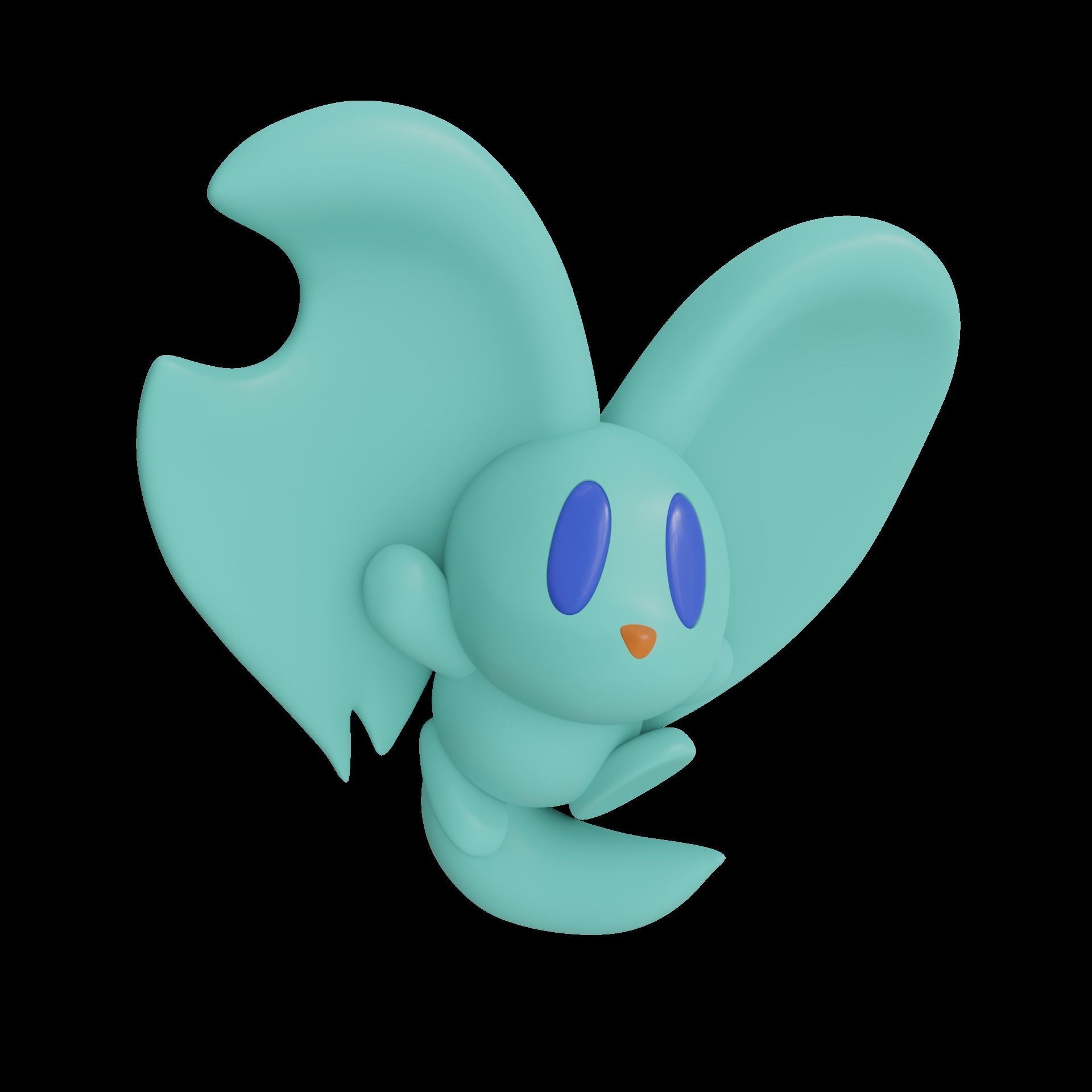 Kirby Elfilin Figurine Miniature Kirby and the Forgotten Land 3D print model_4