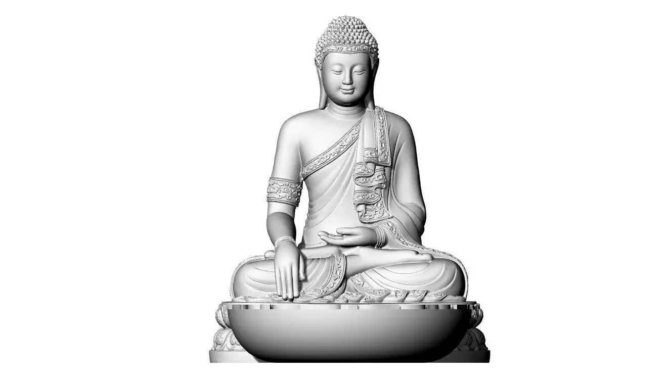 buddha incense 3D print model_0