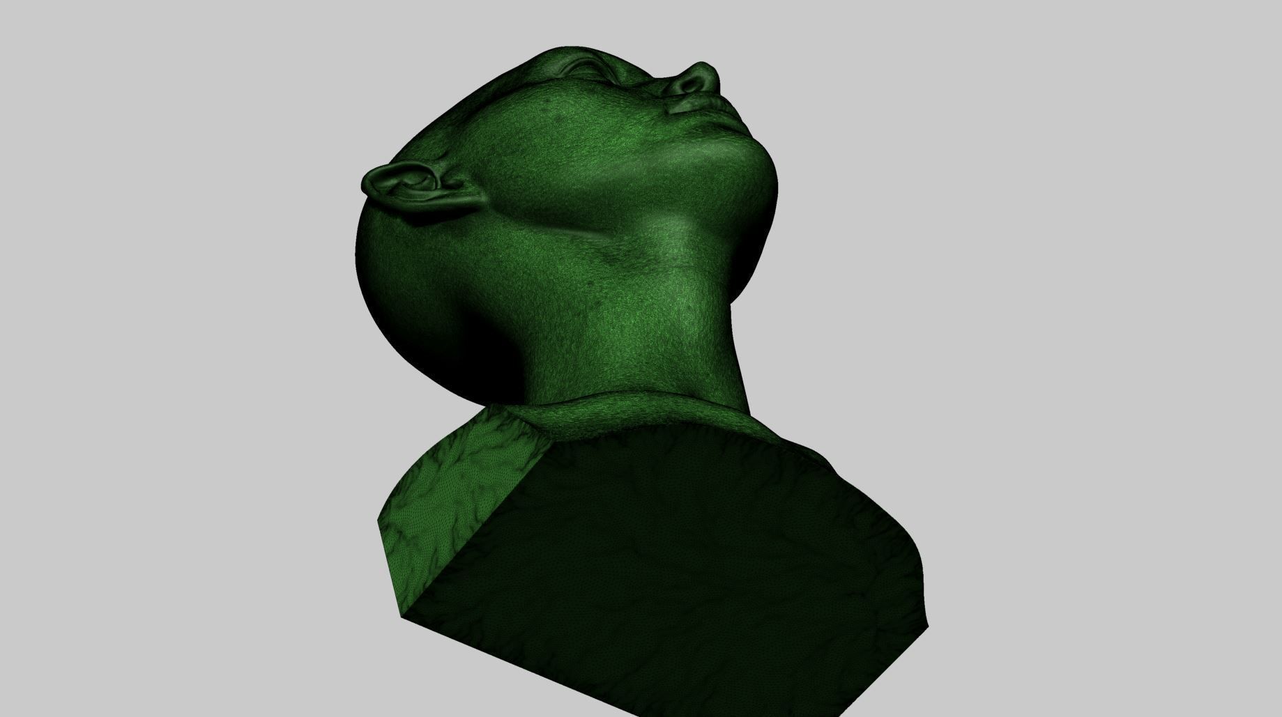 Fantasy Female Bust D 3D print model_12