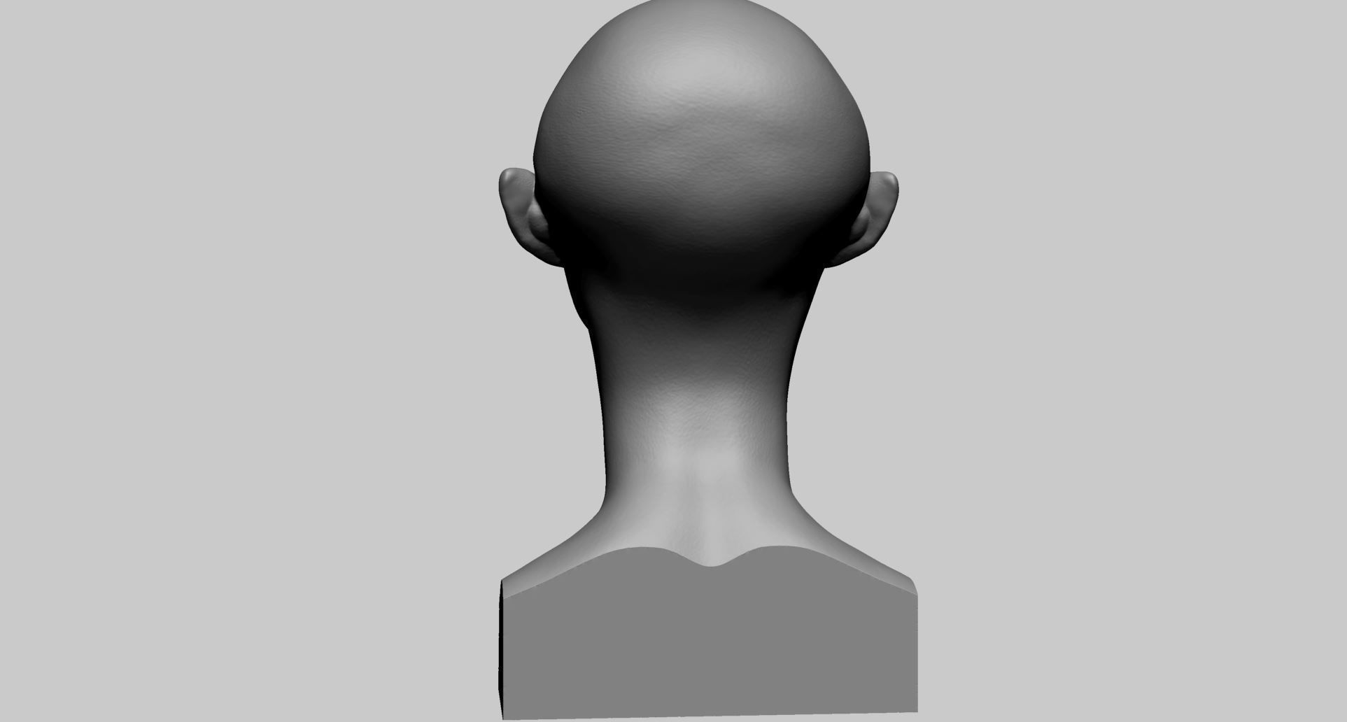 Fantasy Female Bust D 3D print model_3