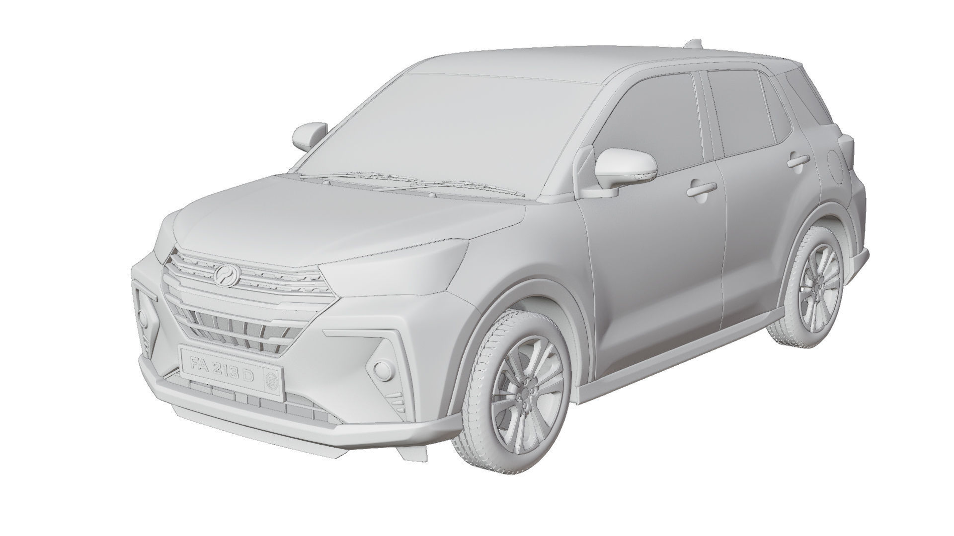 Perodua Ativa 3D model_7
