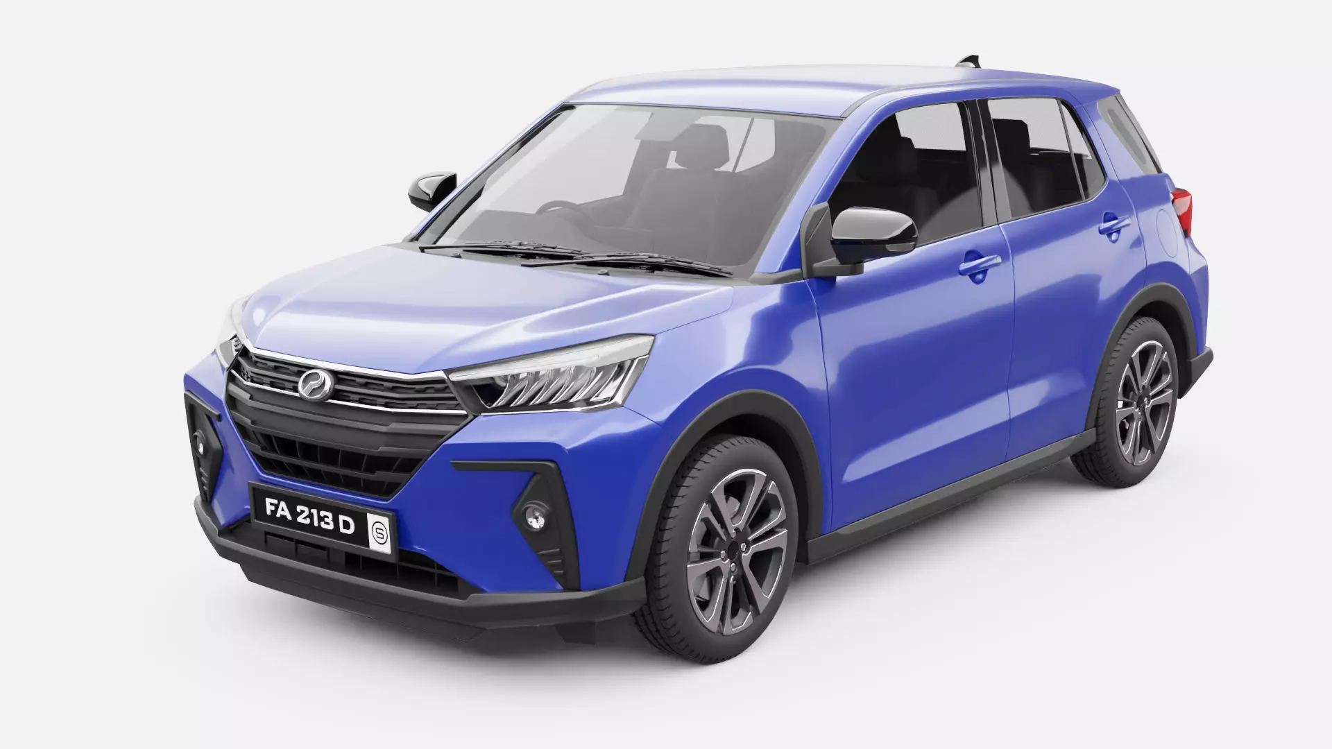 Perodua Ativa 3D model_0