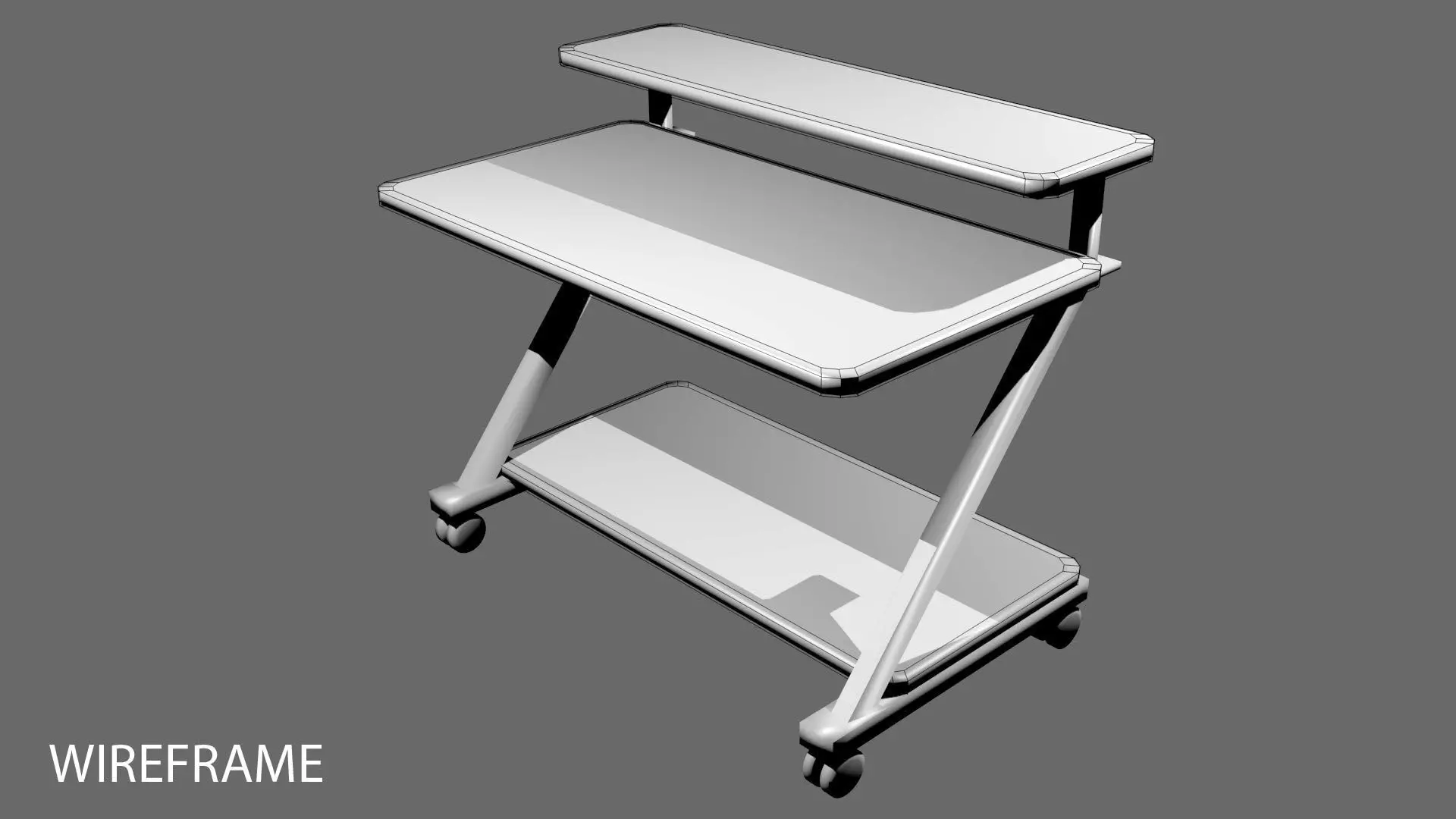 Computer Table 4 3D model