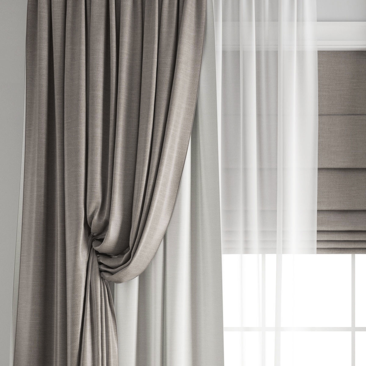 curtain 428 3D model_1