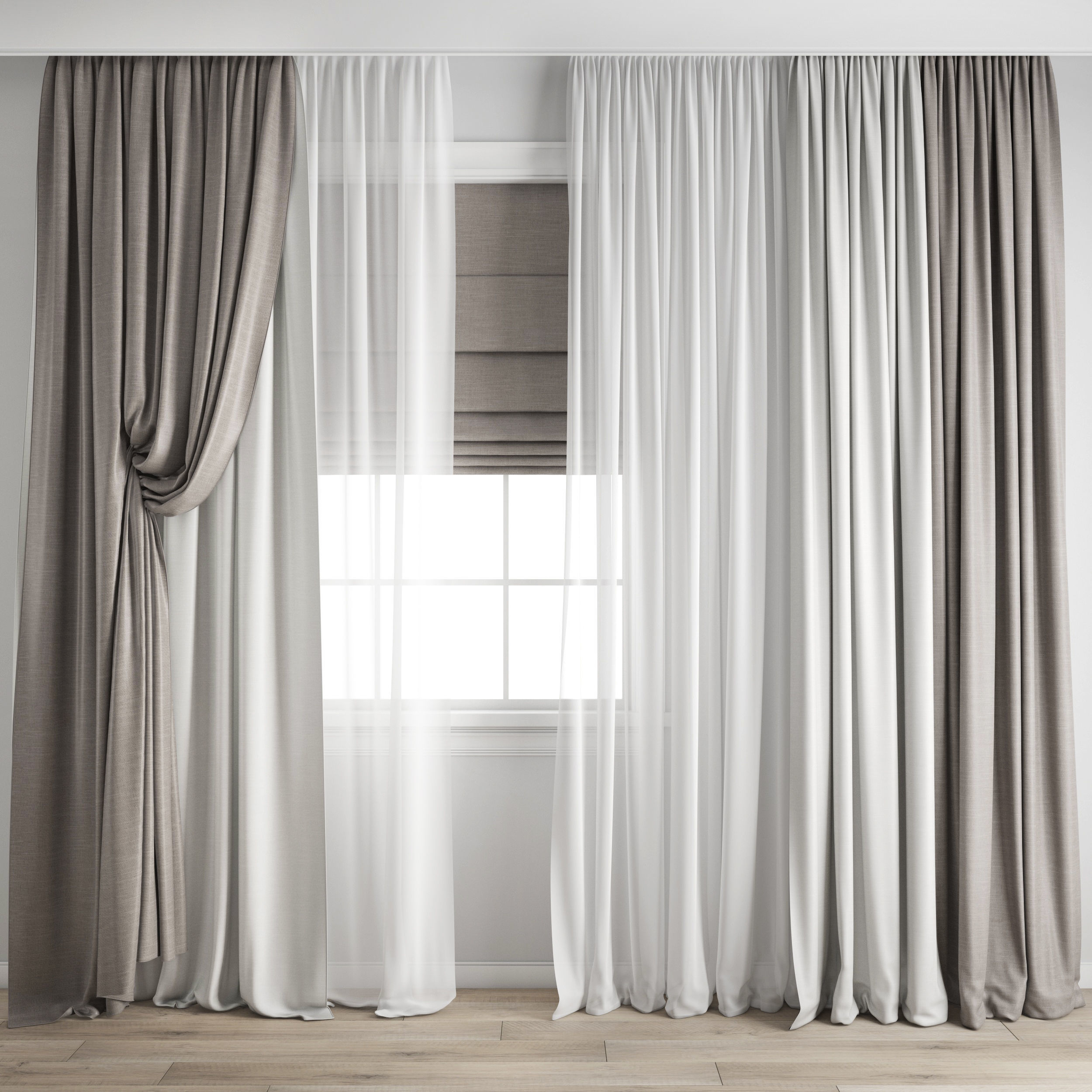 curtain 428 3D model_5