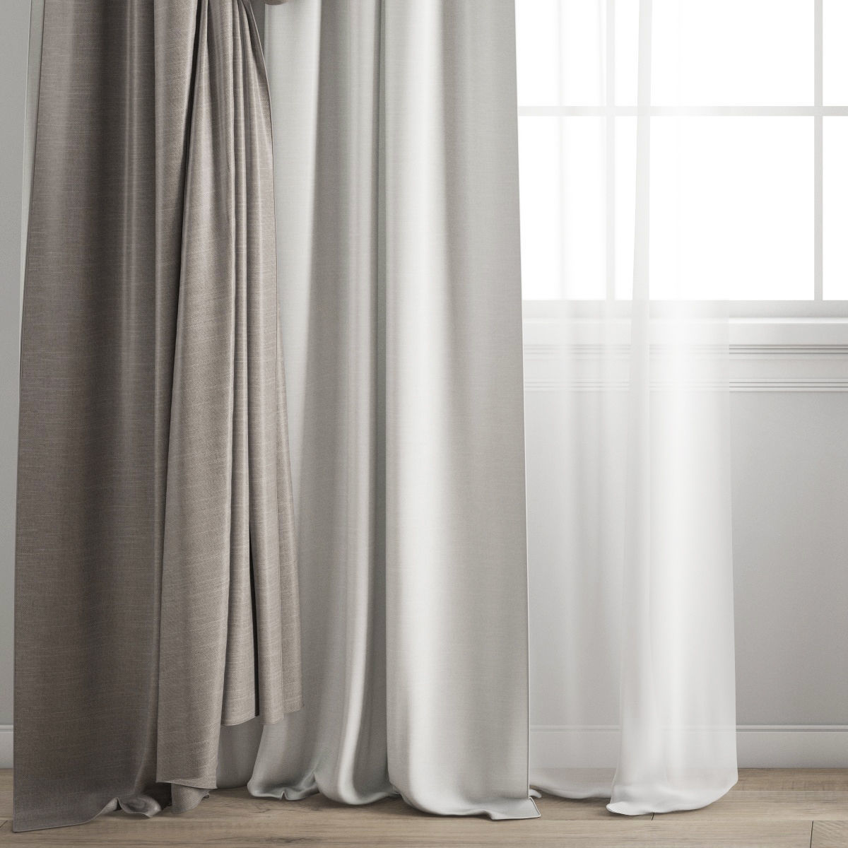 curtain 428 3D model_7
