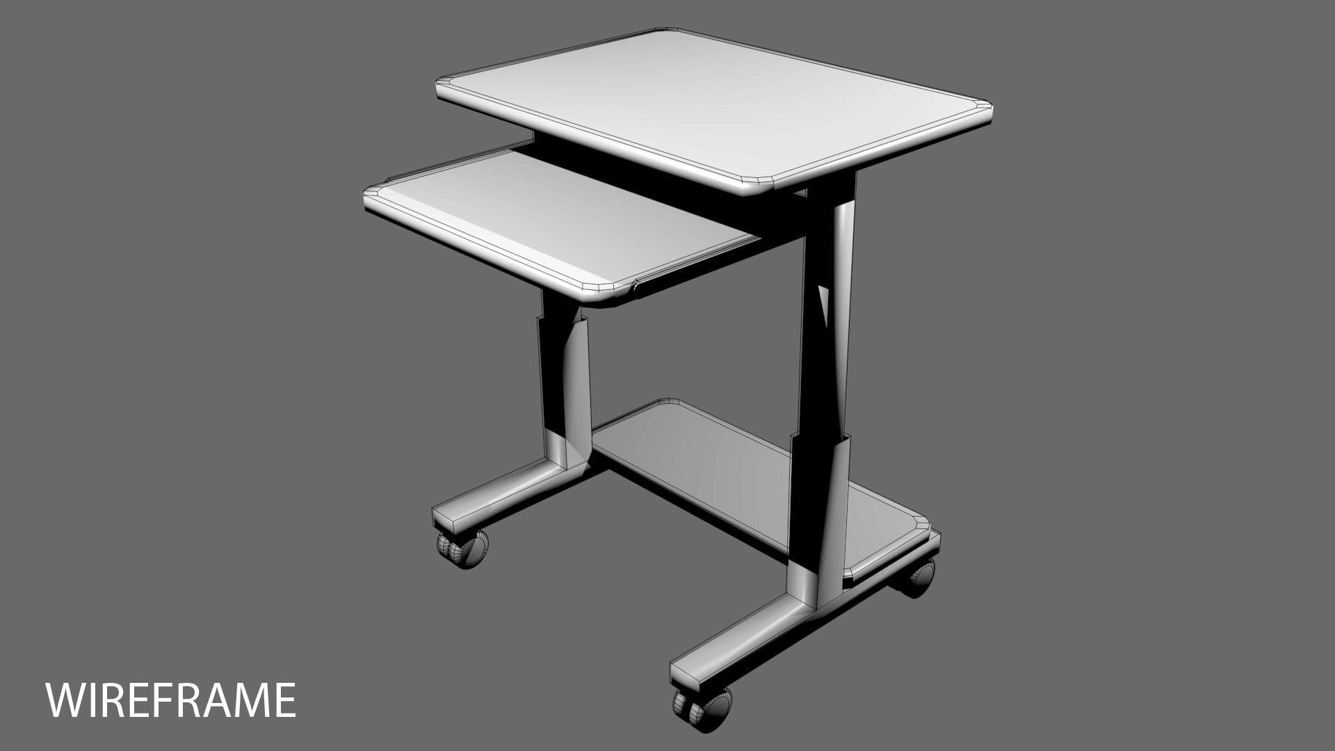 Computer Table 5 3D model_3