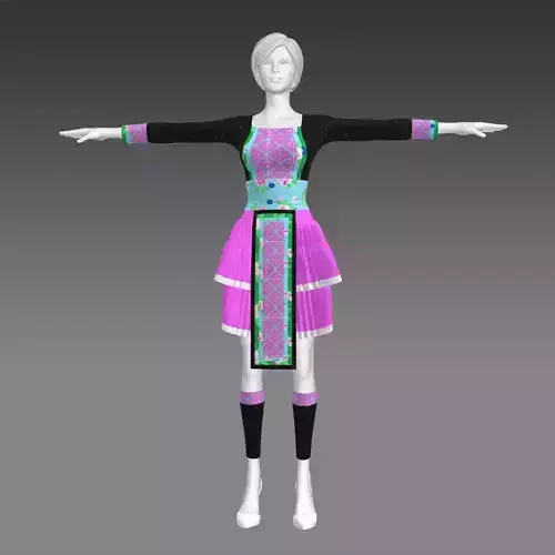 female skirt dress outfit with leg warmers