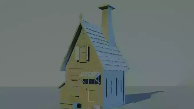 Low poly house