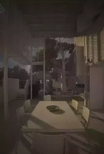 Spacious Brown Wood  Dining Room