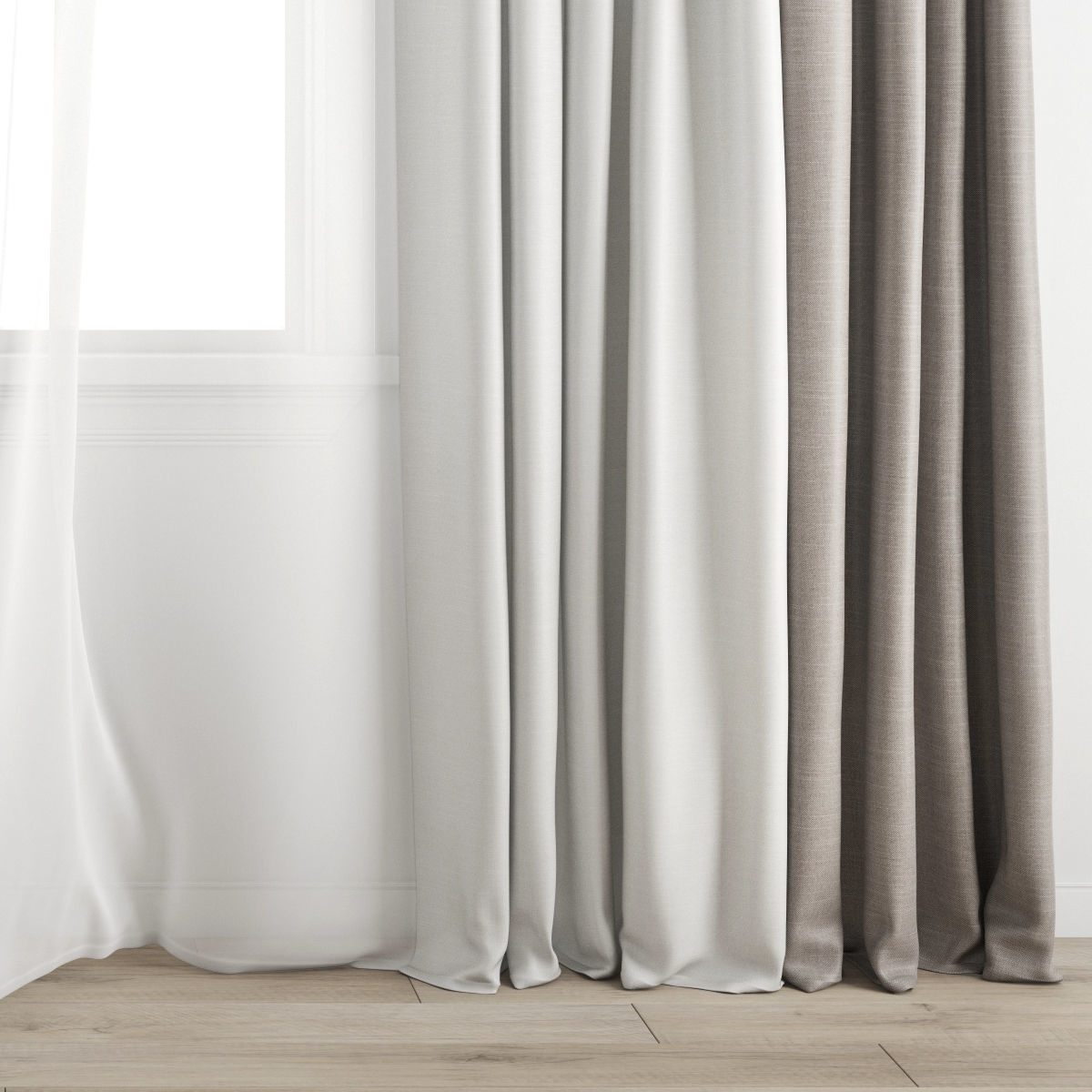 Wind blowing effect 432 3D model_7