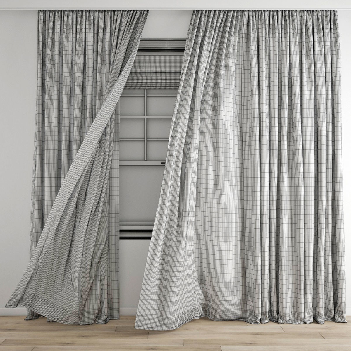 Wind blowing effect 432 3D model_4