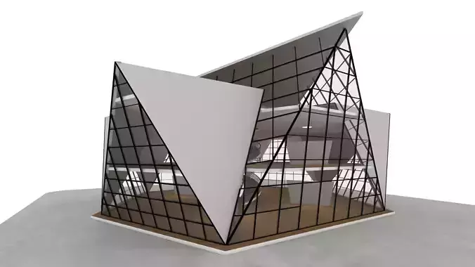 VR art Gallery 9 Two Octahedra