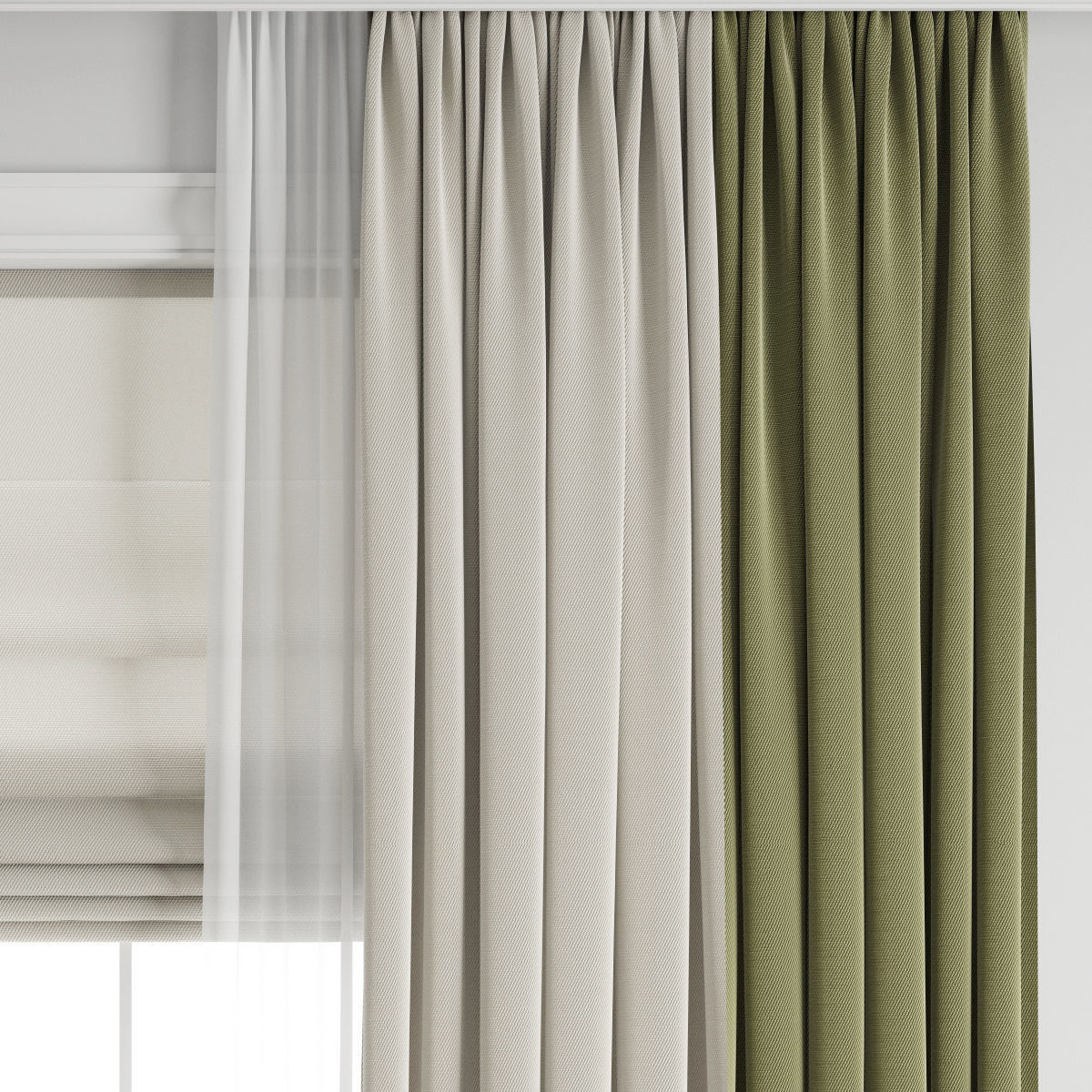 curtain 434 3D model_8