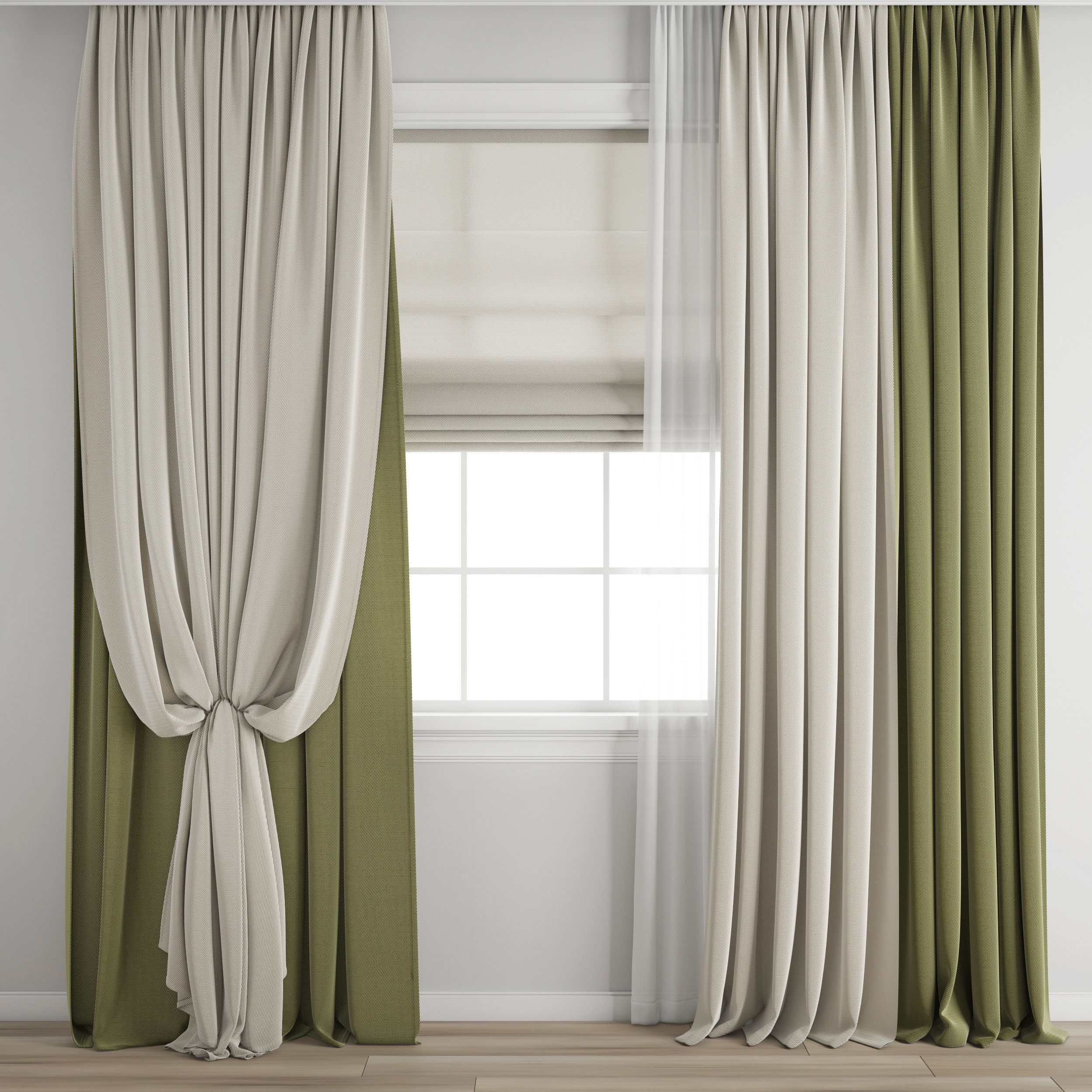 curtain 434 3D model_5