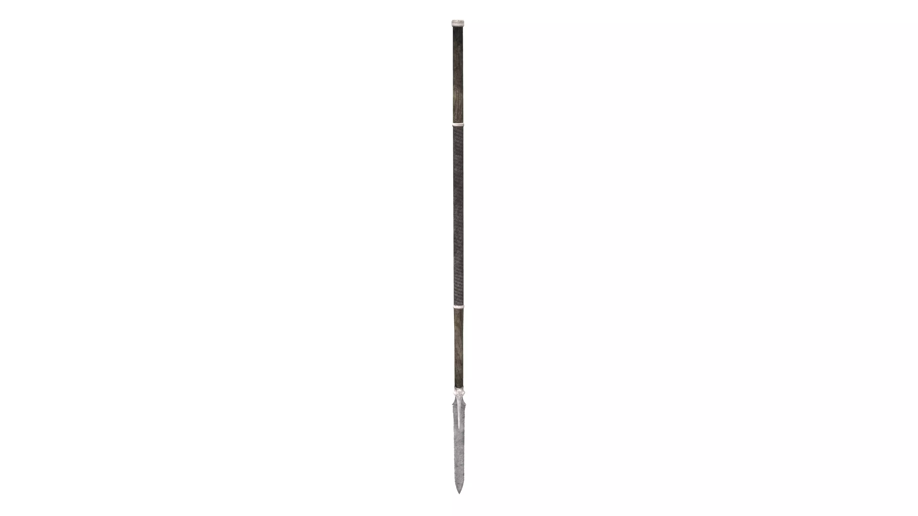 Medieval Fantasy Warrior Spears Low-poly 3D model_0